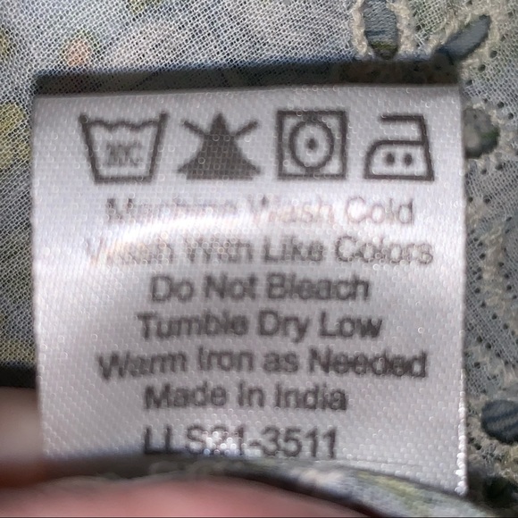 Anthropologie XL Dreamer Ruffled Eyelet Blouse NWT - Picture 14 of 15